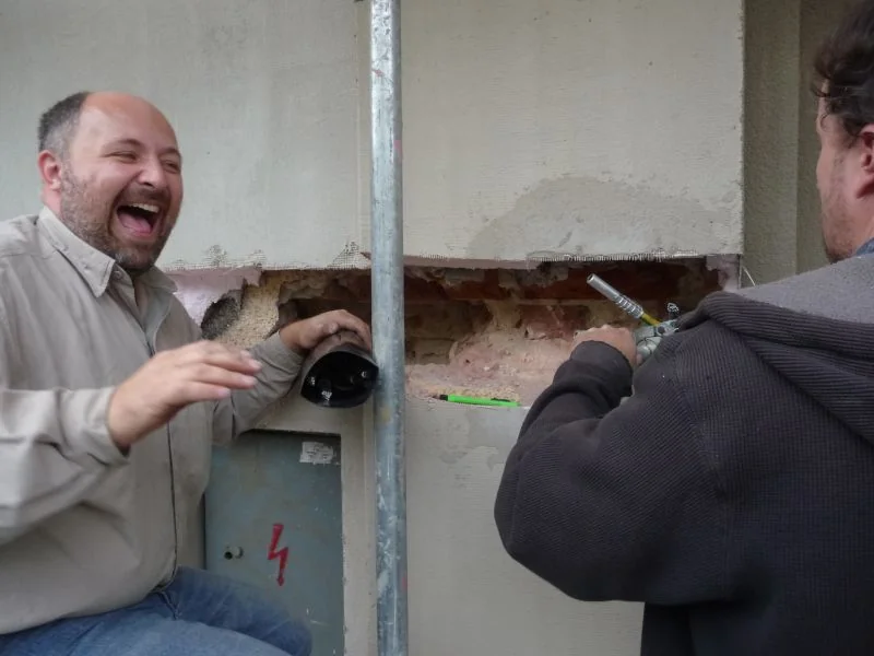 Úspěšné obnovení elektrického přívodu domu