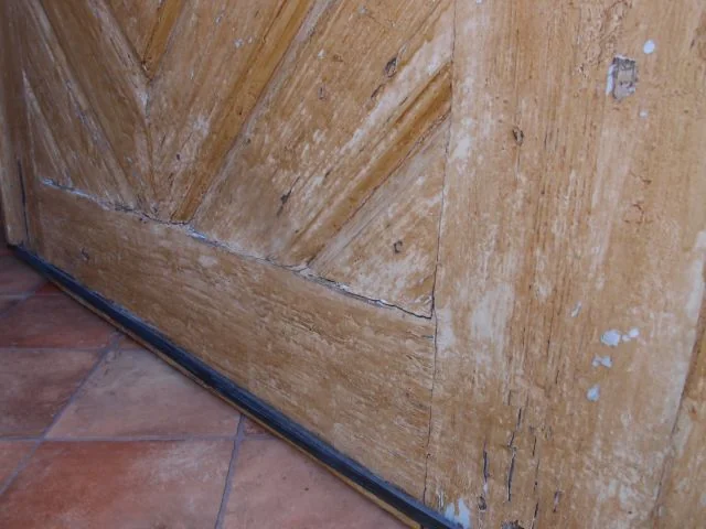 původní dveře - detail